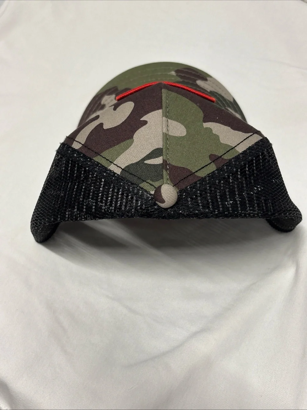 Camo Goorin Bro’s Rooster patch Trucker Hat - Green